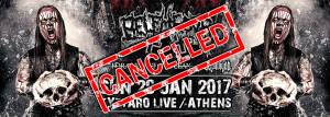 BELPHEGOR: Ακύρωση των δύο συναυλιών στην Ελλάδα