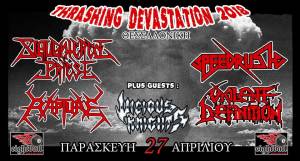 THRASHING DEVASTATION: Mini tour με ισοπεδωτικό ελληνικό thrash
