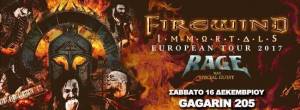 FIREWIND/RAGE: Live σε Αθήνα και Θεσσαλονίκη