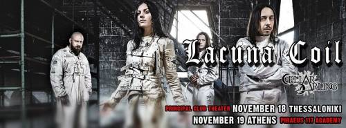 LACUNA COIL: Στην Ελλάδα για δύο συναυλίες το Νοέμβριο