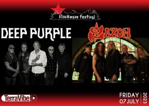 ROCKWAVE FESTIVAL 2023: Deep Purple και Saxon τον Ιούλιο